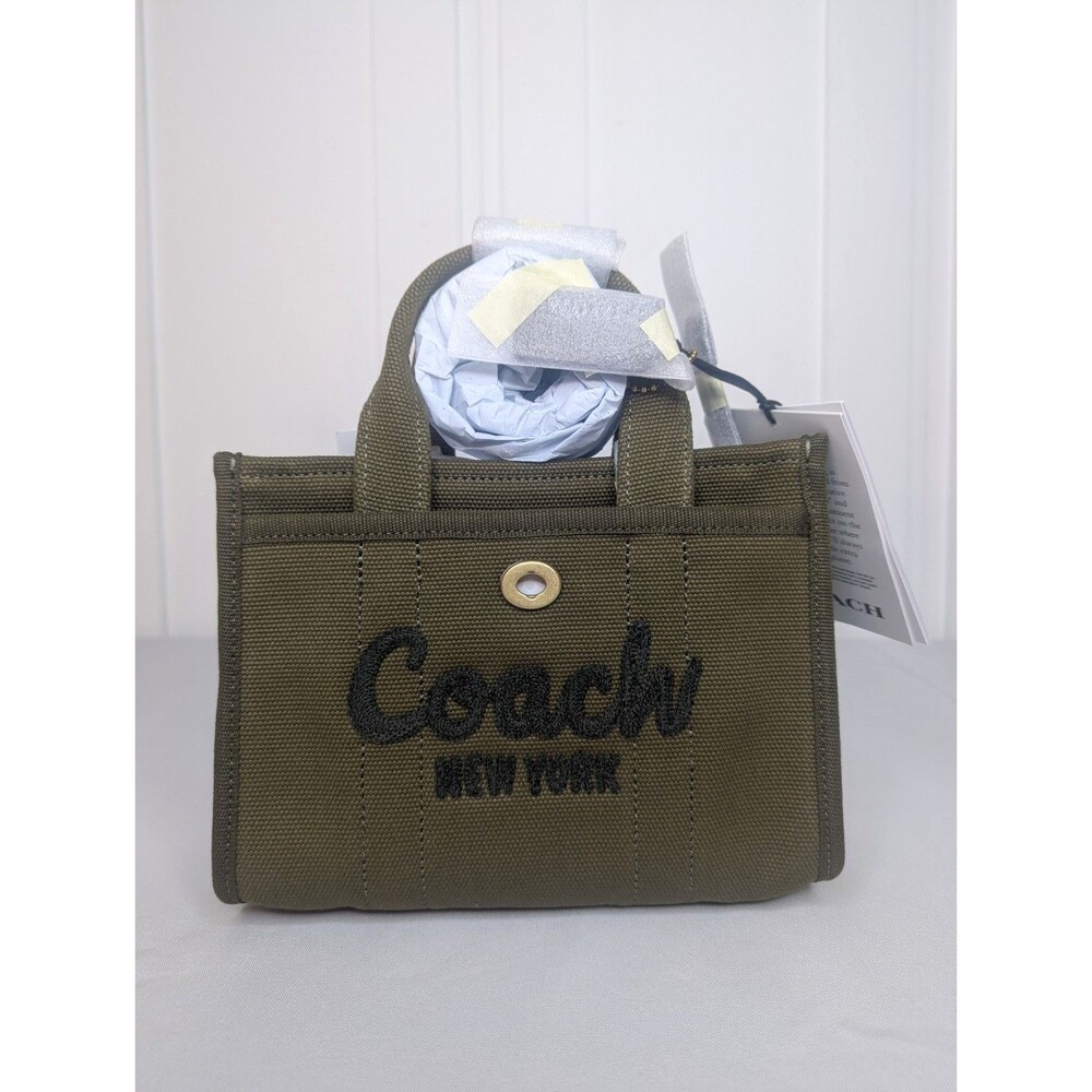 Coach Mini Cargo Tote 20 - Olive, NWT